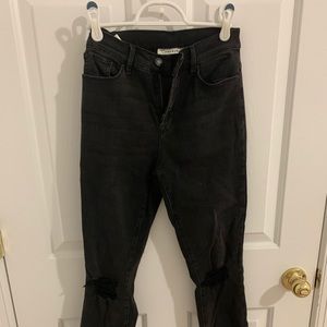 Black pacsun ripped skinny jeans